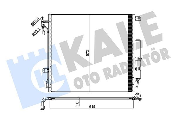 KLIMA RADYATORU - LANDROVER RANGE ROVER DISCOVERYIII (04-10) - KALE - OEM: JRB500030