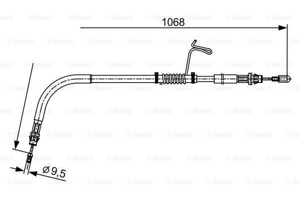 FREN TELİ TOURNEO CUSTOM FT 300 2.2 TDCİ 09.2012 - 12.2017; TRANSİT CUSTOM FT 250 2.2 TDCİ 09.2012 - - OEM: KK21 - BOSCH