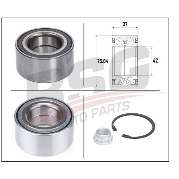 TEKER RULMANI ARKA - F20-F20 LCI-F21-F21 LCI-F22-F23-F30-F30LCI-F31-4F32 (10-18) - BSG - OEM: 33416792356