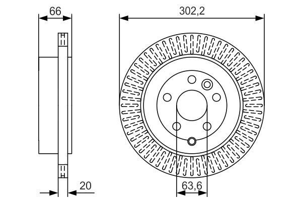 FREN DİSKİ - OEM: LR001019 - BOSCH