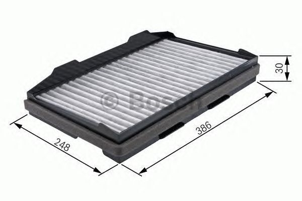POLEN FİLTRESİ KARBONSUZ ROVER 75 (99-05) MG ZT (01-05) - OEM: JKR100180 - BOSCH