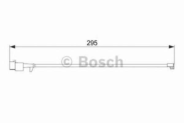 ARKA DİSK BALATA İKAZ KABLOSU IVECO DAILY 06=> (295mm) - OEM: 42556205 - BOSCH
