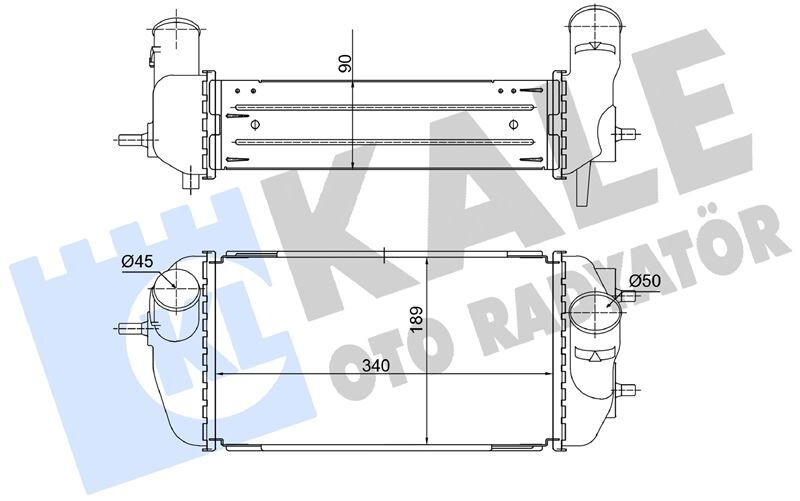 TURBO RADYATORU - TUCSON / SPORTAGE (15 ->) - KALE - OEM: 282712B800