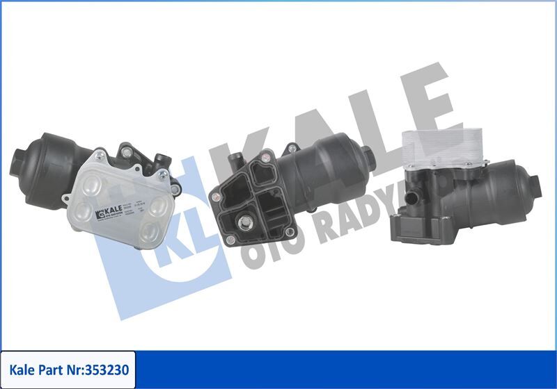 YAĞ SOĞUTUCU GOLF 4-PASSAT-POLO-TIGUAN-T5-T6-A3-A4-A6-Q3-Q5-ALTEA-IBIZA 4-LEON-AMAROK-CADDY 3-4 - OEM: 03L115389B - KALE OTO RADYATÖR