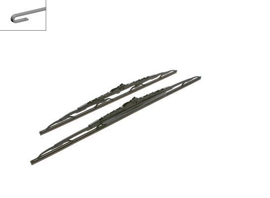 TWİN RÜZGARLIKLI SİLECEK SETİ - [600/550 MM] 608 S - OEM: 6426P8 - BOSCH