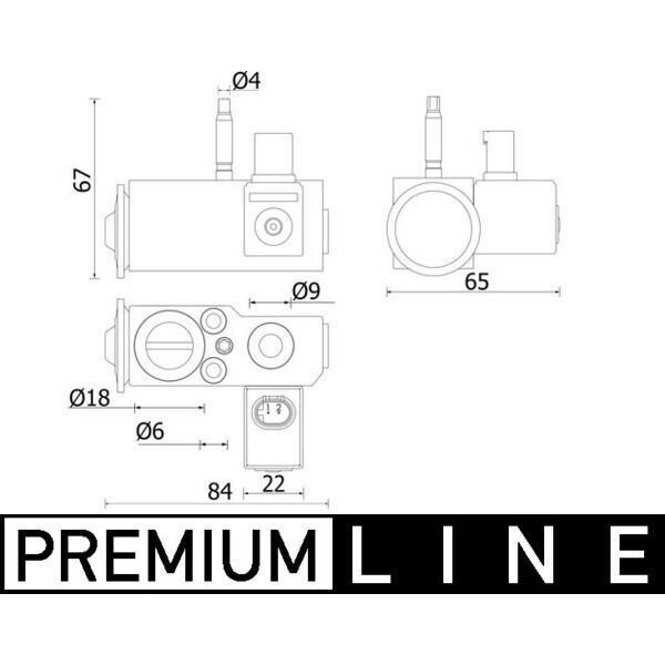 KLIMA VALFI - X5 F15-X6 F16 (14-) - BEHR - OEM: 64119291200