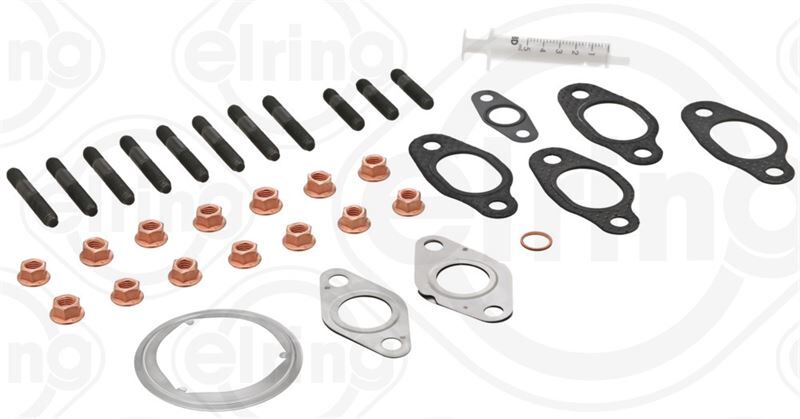 TERMOSTAT CONTASI SET  BOGAZ - GOLF5-JETTA-CADDY-T5-A3-LEON (04-11) - ELRING - OEM: 038145757
