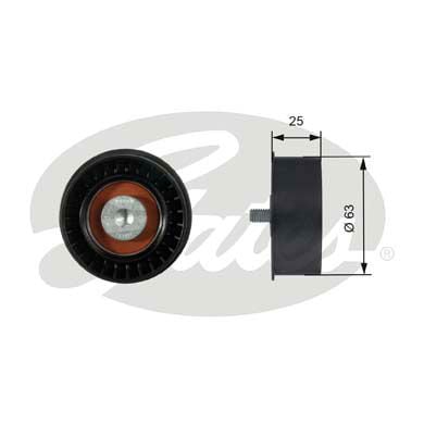 EKSANTRIK GERGI RULMANI - ASTRA F-G CORSA-B VECTRA B ZAFIRA (96-04) - GATES - OEM: 5636426