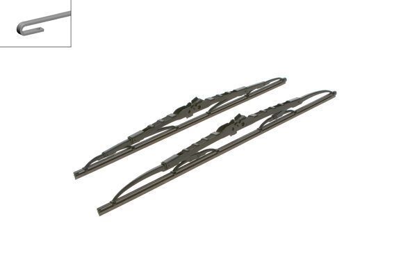 SILECEK SUPURGESI ON TAKIM TWIN SILECEK SETI - [ 500 / 450 MM ] - TÜM MODELLER/ACCENT/ACCENT MIL/ACCENT ADM/ACCENT ERA/H100/ELANTRA/SONATA (1990-) - BOSCH - OEM: 9835024510