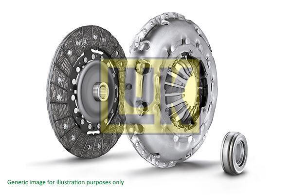 DEBRİYAJ SETİ HYUNDAI İ10-İ20 1.2 CVVT 08=> (M5EF2) (HDK-180) (HDC-118/HD-155/PRB-25) - OEM: HDK-180-4110002810 - LUK