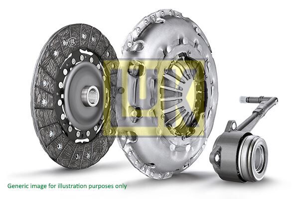 DEBRIYAJ SETI RULMANLI 3S71 7A564 BB - FOCUS III MONDEO IV S-MAX (10-17) - LUK - OEM: AG91 7540 AB