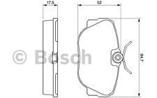 ÖN BALATA BMW E30 TÜM MODELLER (82-6.91) LANDROVER RANGEROVER II (LP)  4.0 (98-02)  (0986TB2621) - OEM: 34111161347 - BOSCH