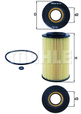 YAG FILTRESI - SONATA/SORENTO (2005-) - MAHLE - OEM: 263203C100