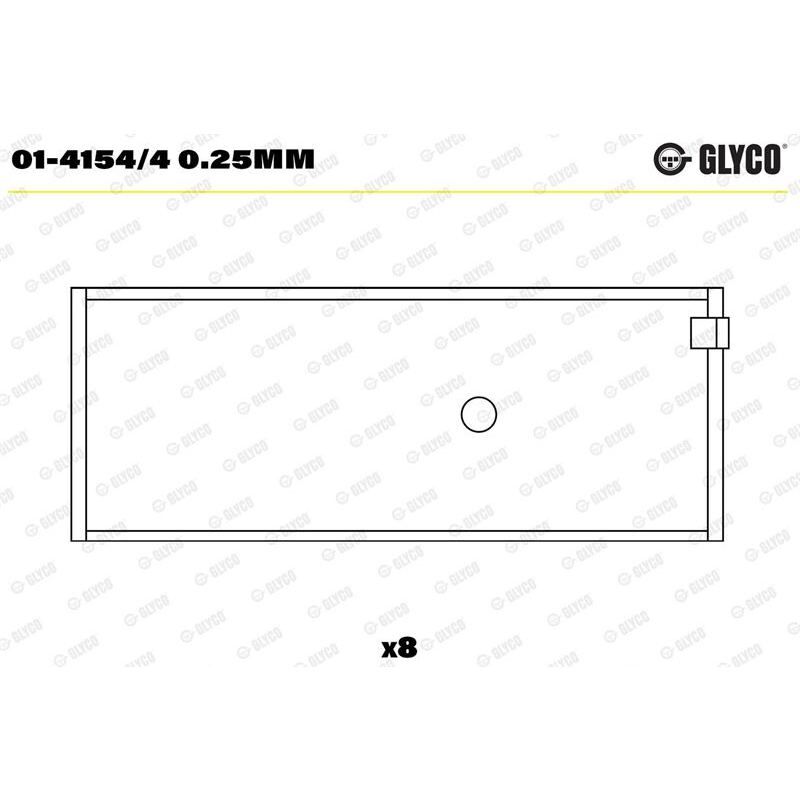 KOL YATAK - PALIO/DOBLO/ALBEA/LINEA/FIAT 500 (01-) - GLYCO - OEM: 46516150