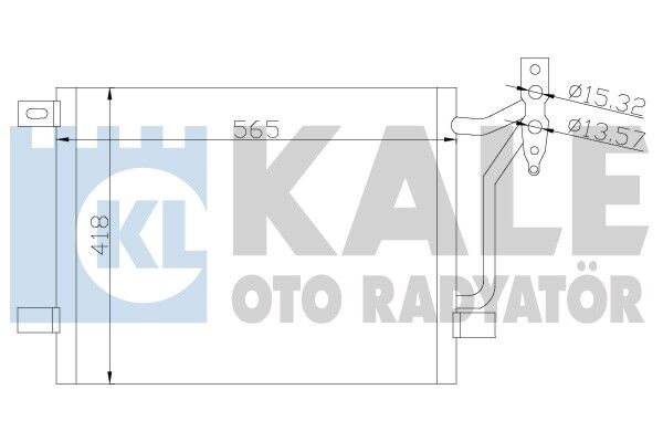 KLIMA RADYATORU - E46 (99-05) - KALE - OEM: 64538377614