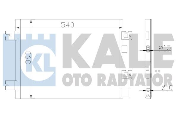 KLIMA RADYATORU AL/AL - CLIO IV/DUSTER/SANDERO/LOGAN (08-) - KALE - OEM: 8200741257