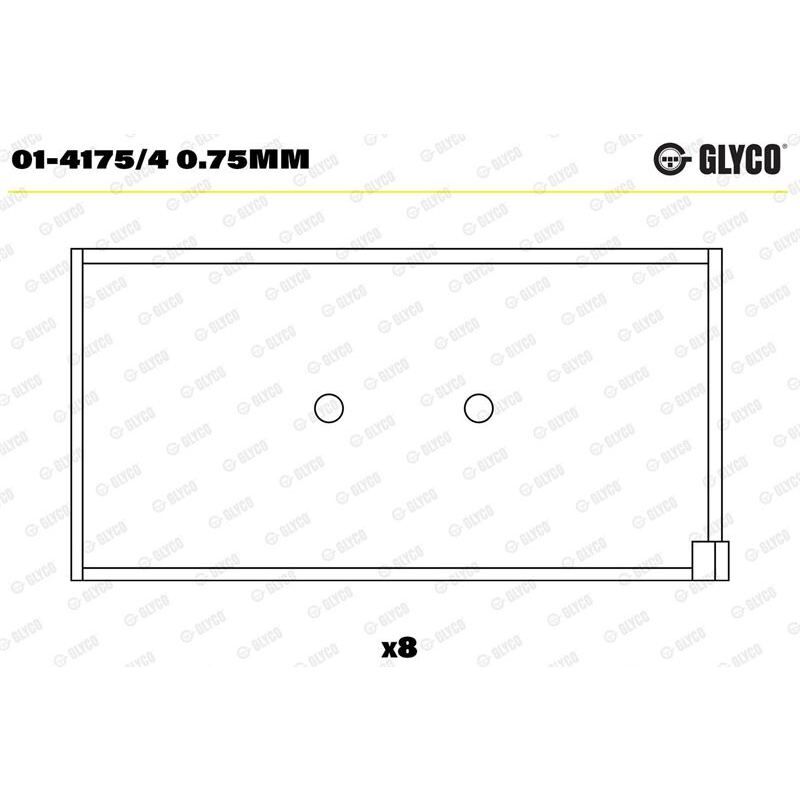 KOL YATAK 0,75 / 84MM 131 B2.00 - RBRAVO/BRAVA/MAREA (94-) - GLYCO - OEM: 4304911