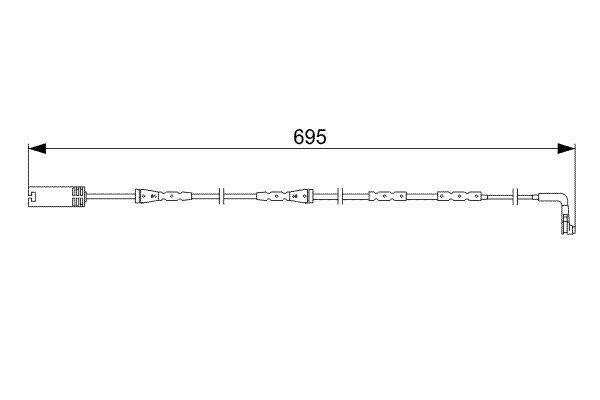FRENBAKIMVETAMIRURUNLERI (97-00) - BOSCH - OEM: BMW34356779619; BMW34356789440