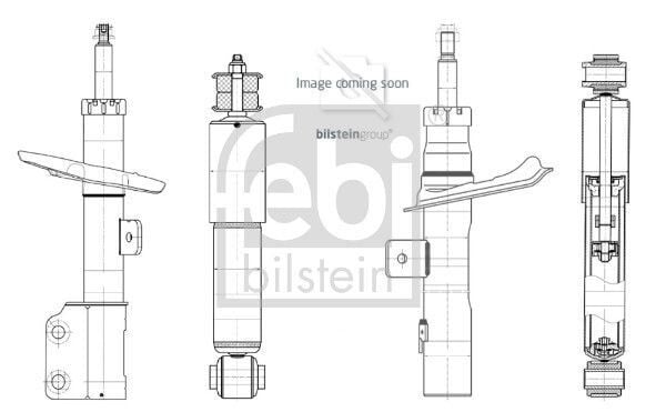 AMORTISOR ARKA - MINI R55-R56-R57-R58-R59 (07-) - FEBI - OEM: 33526853967