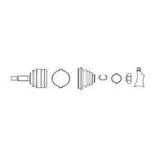 AKS KAFASI VOLVO S40 I-V40 (VW-VS) 1.6-1.8-1.8 i-1.9 Di-2.0 95=> (29X25X82MM - OEM: 30871328 - CIFAM