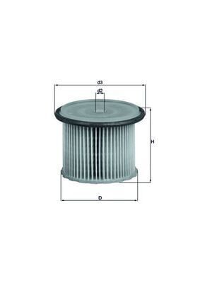 YAKIT FILTRESI MAZOT FILTRESI - SCUDO-PARTNER (97-) - MAHLE - OEM: 9609896480