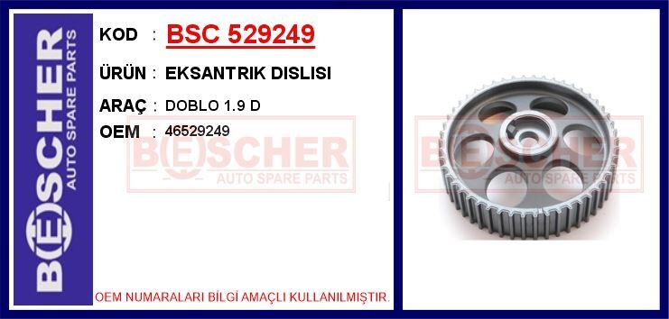 EKSANTRIK DISLISI ( FIAT : DOBLO 1.9D ) - OEM: 46529249 - BESCHER