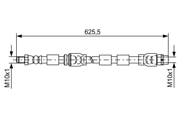 ÖN FREN HORTUMU BMW X5 (08-13)X6 (07-14) - OEM: 34306853743 - BOSCH