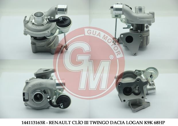 TURBO KOMPLE CLIO II-III-KNG 05=>LOGAN 07=>MODUS 04=>TWNG 07=> 1.5 DCI (68 BG) (54359980033) - OEM: 144113163R - GUA