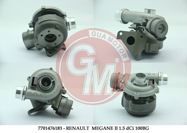 TURBO SARJ : ( RENAULT  : MEGANE II 1.5 dCi 100BG / CLİO II 01-04 ) - OEM: 7701476183 - GUA