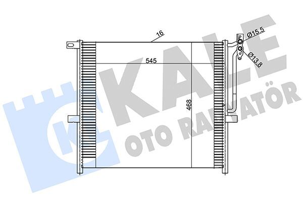 KLIMA RADYATORU - X3 E83-X3 E83 LCI (03-10) - KALE - OEM: 17113400400