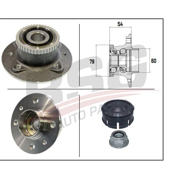 PORYA ARKA ABS LI - KANGO (03-) - BSG - OEM: 7701208075