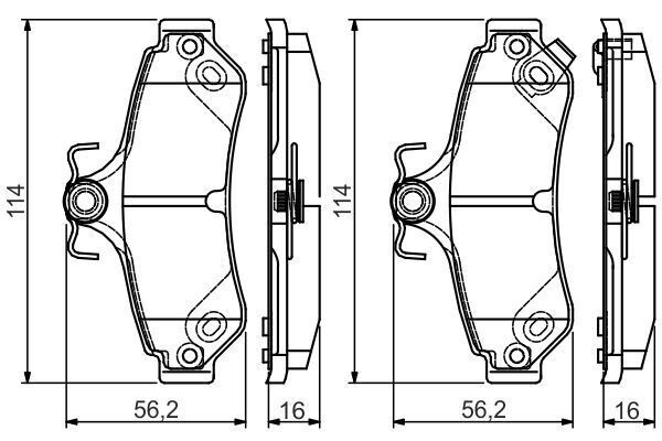 DİSK BALATA - OEM: 446606080 - BOSCH