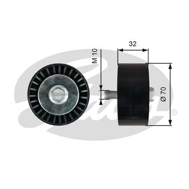 ALTERNATÖR GERGİ RULMANI OPEL ANTARA 2.2 CDTI-2.2 CDTI 4x4 10=> - OEM: 25182787 - GATES