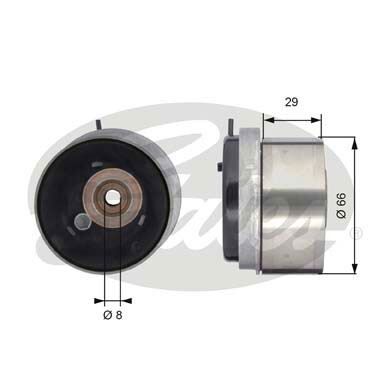 EKSANTRİK GERGİ RULMANI ASTRA G 1.6-1.6 16V-ASTRA H-J-VECTRA C-INSIGNIA-MERIVA-ZAFIRA 1.6-1.6T-1.8 - OEM: 24447794 - GATES