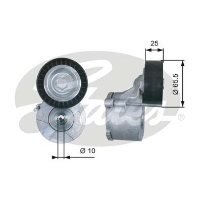 V KAYIS GERGISI KOMPLE APV1078 - DOBLO/ALBEA/LINEA/FIORINO/PUNTO/OPEL (03-) - GATES - OEM: 51821652