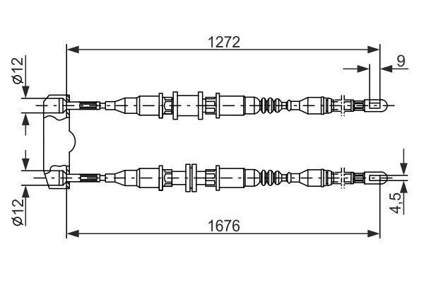 EL FREN TELI - KADETT (85-) - BOSCH - OEM: 522568