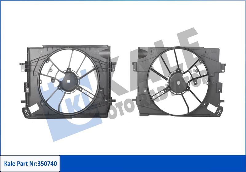 FAN MOTOR  DAVLUMBAZLI RENAULT CLIO IV-DACIA DOKKER-LODGY 1.5 DCI - OEM: 214753416R - KALE OTO RADYATÖR