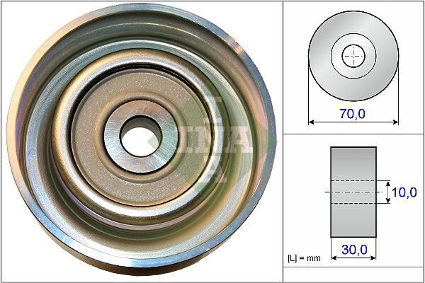 ALTERNATÖR GERGİ RULMANI PEUGEOT 4008-C4 2.0 12=> - OEM: 1607664380 - INA