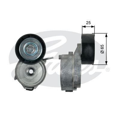 ALTERNATÖR GERGİ RULMANI VOLVO S80 2.0TDİ 08>V70 2.0D-FREELANDER 2.2 06>C5 2.2 MONDEO 2.0TDCİ 07> - OEM: 7G9Q6A228AB - GATES